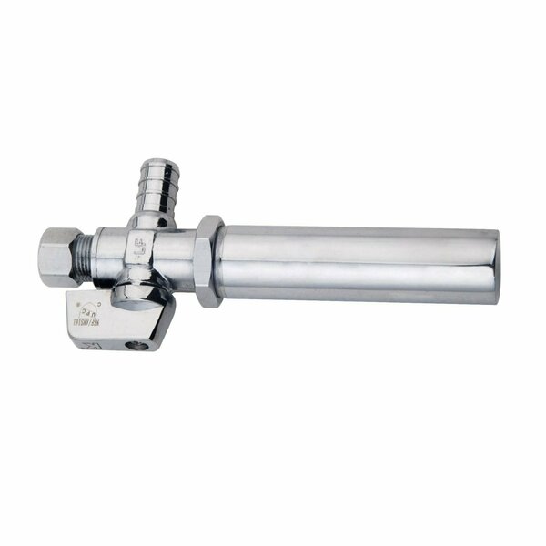 American Imaginations Unique Silver Ball Valve with Built-In Hammer Stainless Steel AI-37899